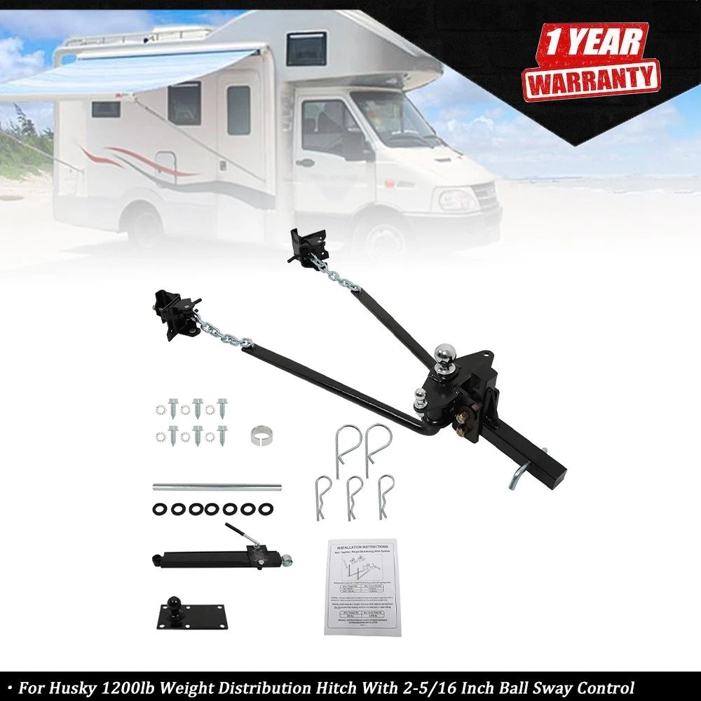Weight Distribution Hitch for Husky (1200lb, 2-5/16 Inch Ball)