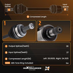 2X CV Axles Shaft for Honda CR-V (2002–2006)