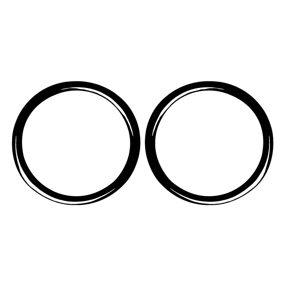 Door Speaker Ring Cover Trim for BMW 3 Series E36 (1991-1999) Black