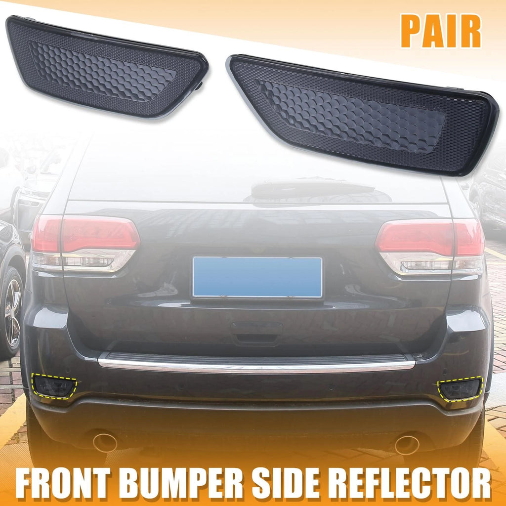 Pair Bumper Reflectors for Jeep Grand Cherokee, Compass, Dodge Journey 