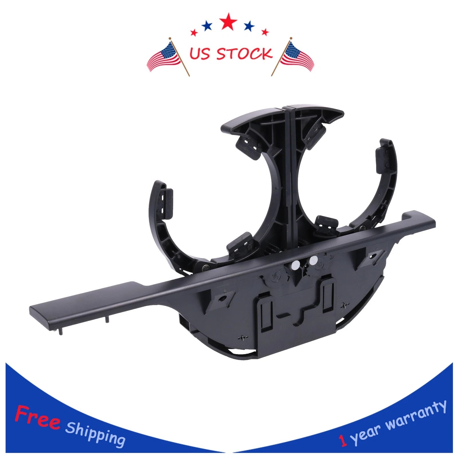 Front Black Console Cup Holder for BMW E39 525i 528i 530i 540i M5 (1997–2003)