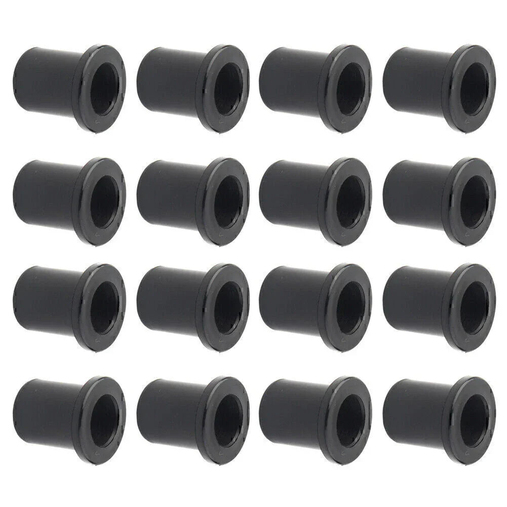 16 x Black Front & Rear Suspension Bushings for Arctic Cat (Various Years)