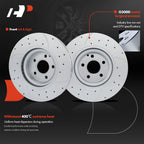 Front Side Drilled Brake Rotors for Mercedes-Benz E550 (2007-2009)