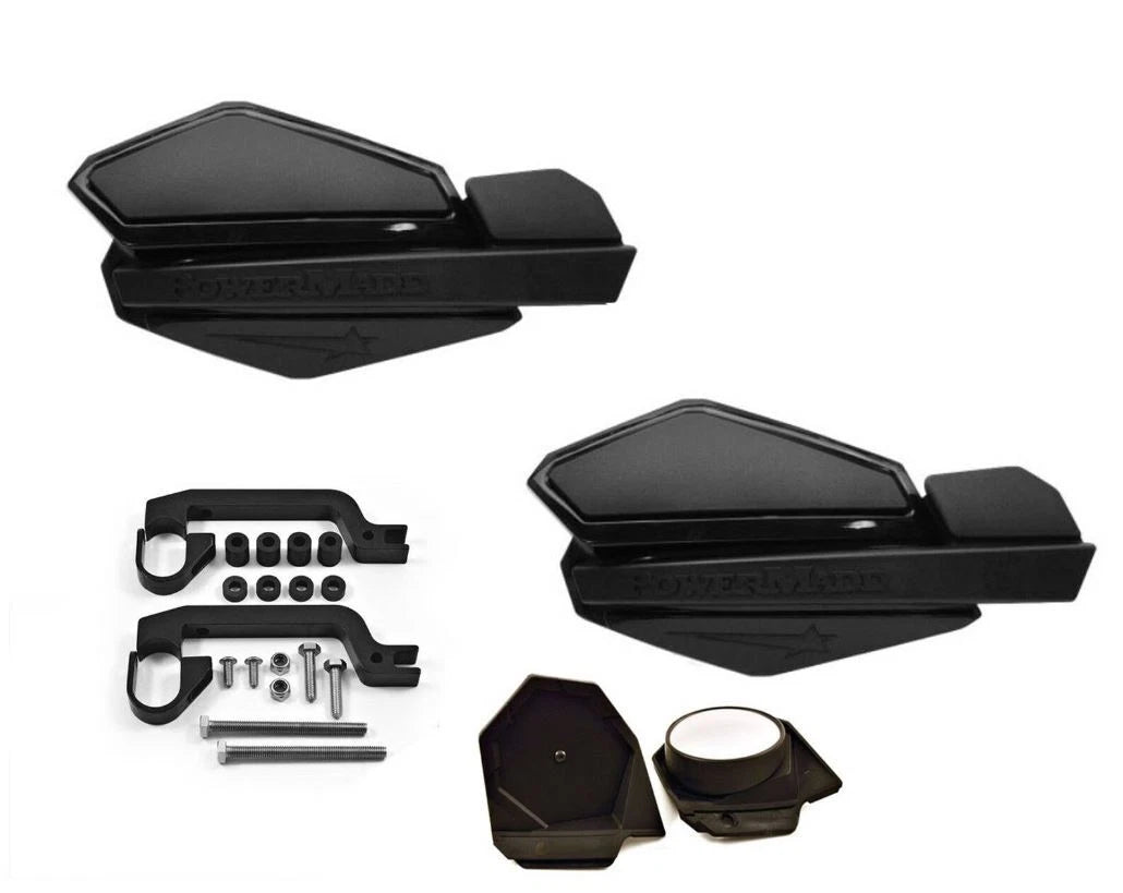 Powermadd Star Series Hand Guards Mirror Mount Kit for Suzuki LTZ 400 LTZ 250 (2003–2009)