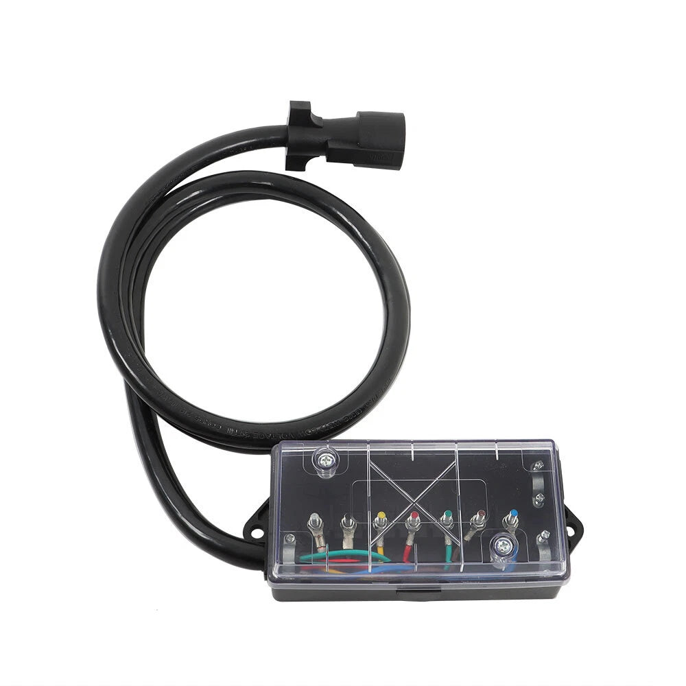 7-Way Trailer Cable with 7 Pin Plug for RV Trailer (6 Feet)