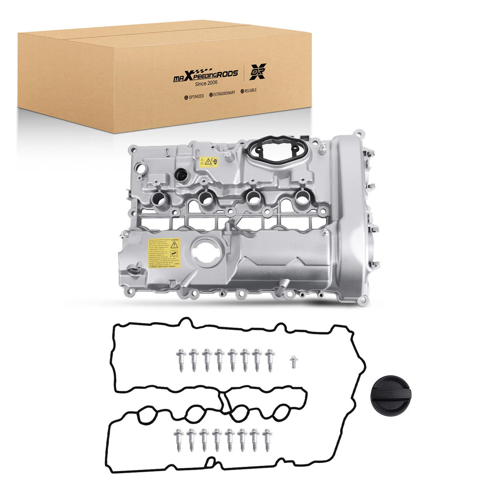 Aluminum Engine Valve Cover with Gasket for BMW 230i 330e 330i 430i (2017–2020)