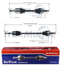 Set of 2 Front CV Axle Shafts for Dodge Plymouth Chrysler FWD