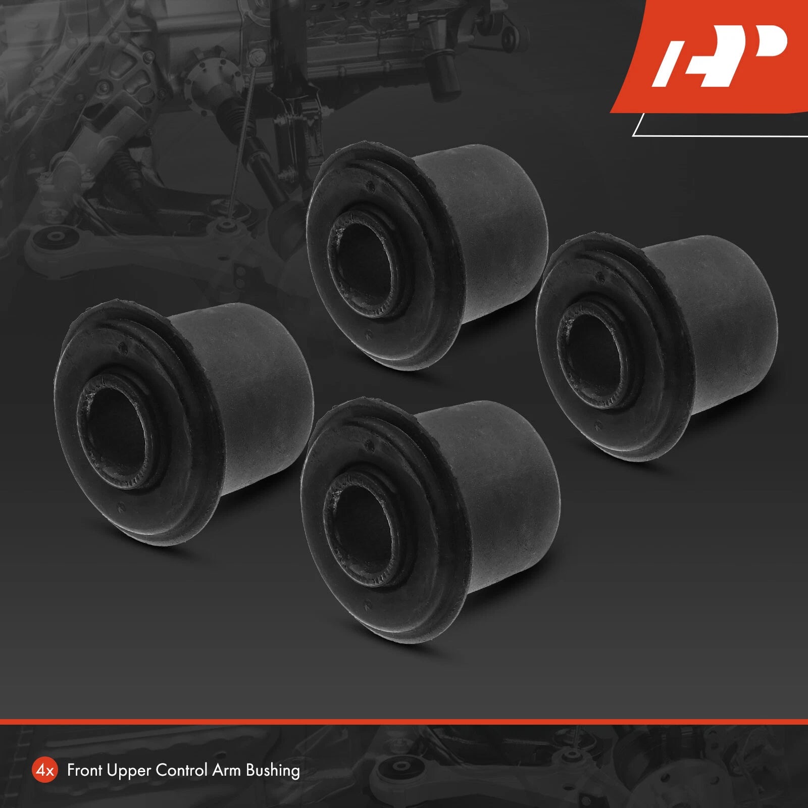 Set of 4 Front Upper Control Arm Bushings for Honda Passport (1994–2002)