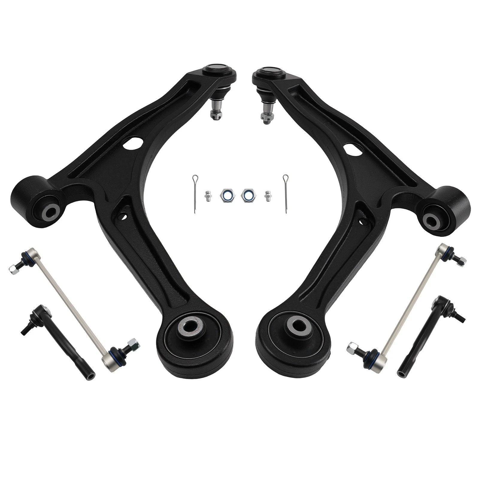 Front Lower Control Arms Sway Bars Tie Rods for Honda Pilot, Acura MDX (2006–2008)