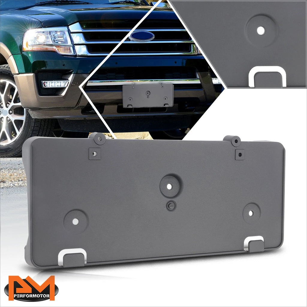 Front Bumper Tow Hook License Plate Mounting Bracket for Ford Expedition (2015–2017)