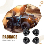 4x Wheel Center Cap for Yamaha Wolverine 350 (2001–2009)