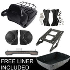 Trunk Light Speakers Pad Mount Rack for Harley Touring Road Glide (2014–2023)