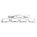 Set of 4 Chrome Front Grilles for Jeep Compass Sport Latitude (2011–2016) 68109865AA