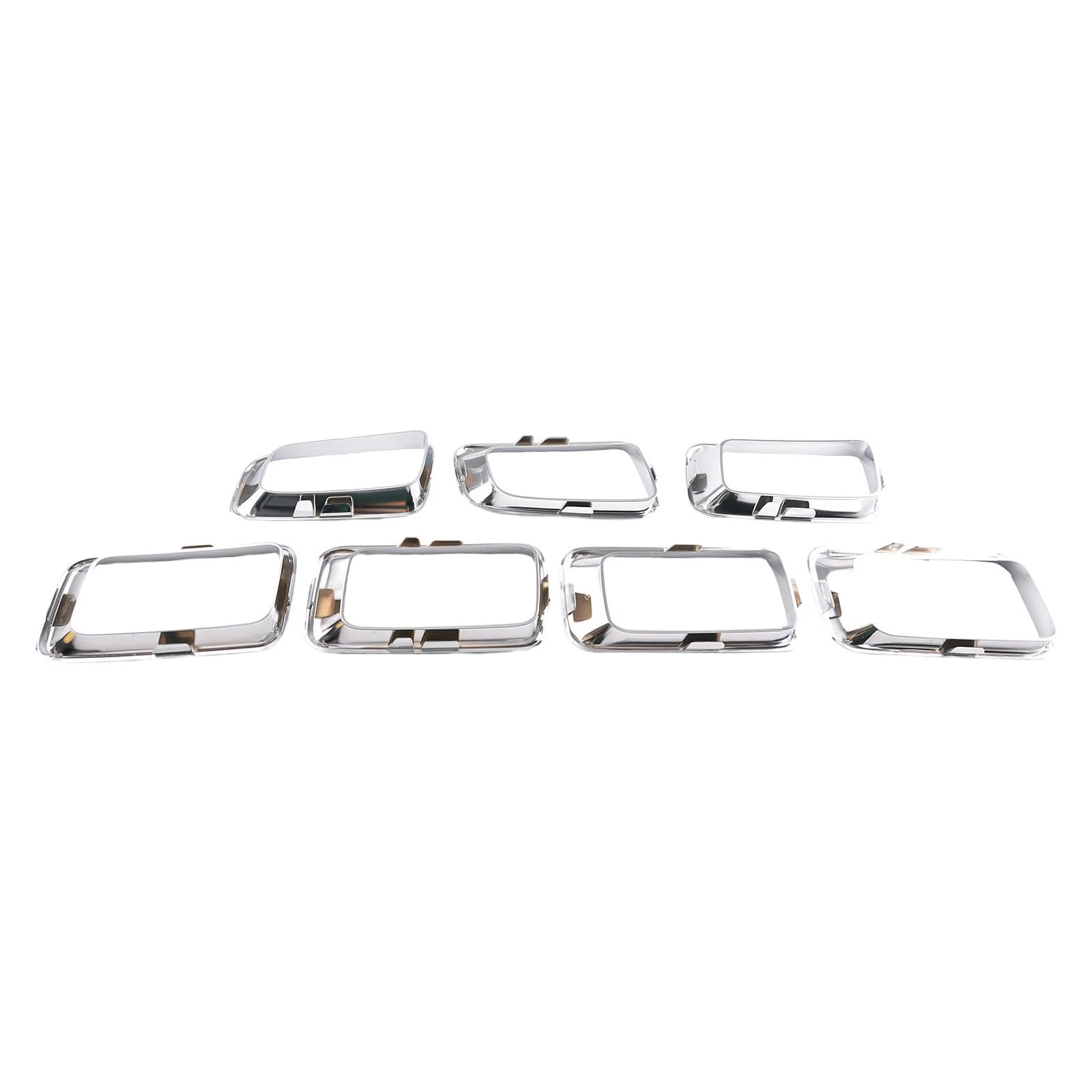 Set of 4 Chrome Front Grilles for Jeep Compass Sport Latitude (2011–2016) 68109865AA