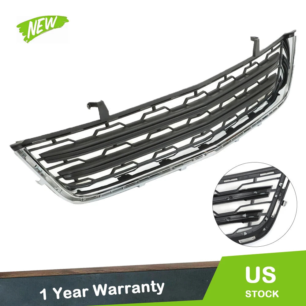 Front Upper Grille Replacement Set for Chevrolet Traverse (2013–2017)