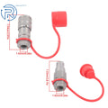 3/8" Flat Face Hydraulic Quick Connect Coupler Set for (NPT 5076PSI)