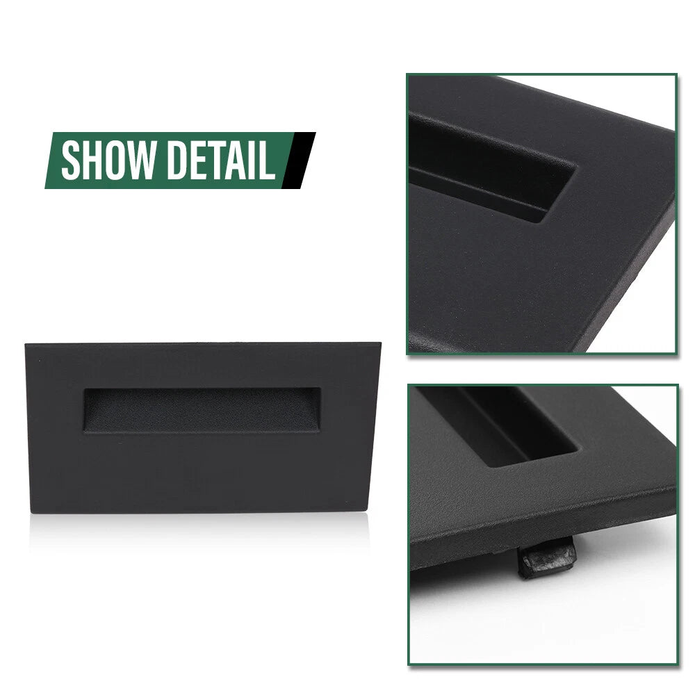 Dashboard Fuse Panel Cover for Chevy GMC Truck (1988–1994) Black