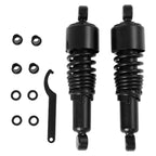 10.5" Black Rear Shocks for Harley Sportster 883 1200 (2007–2023)