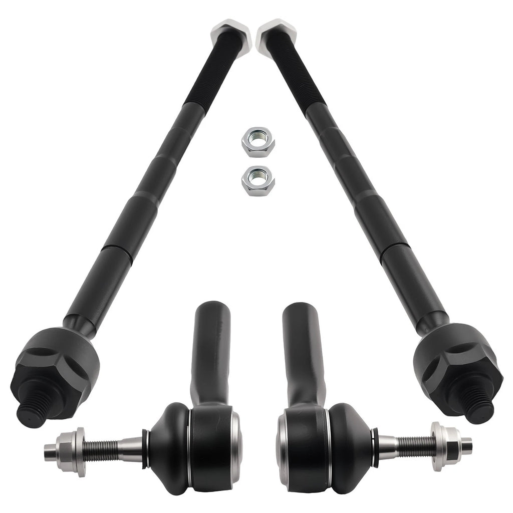 Set of 2 Front Inner Outer Tie Rod Ends for Dodge Journey Sebring (2009–2020)
