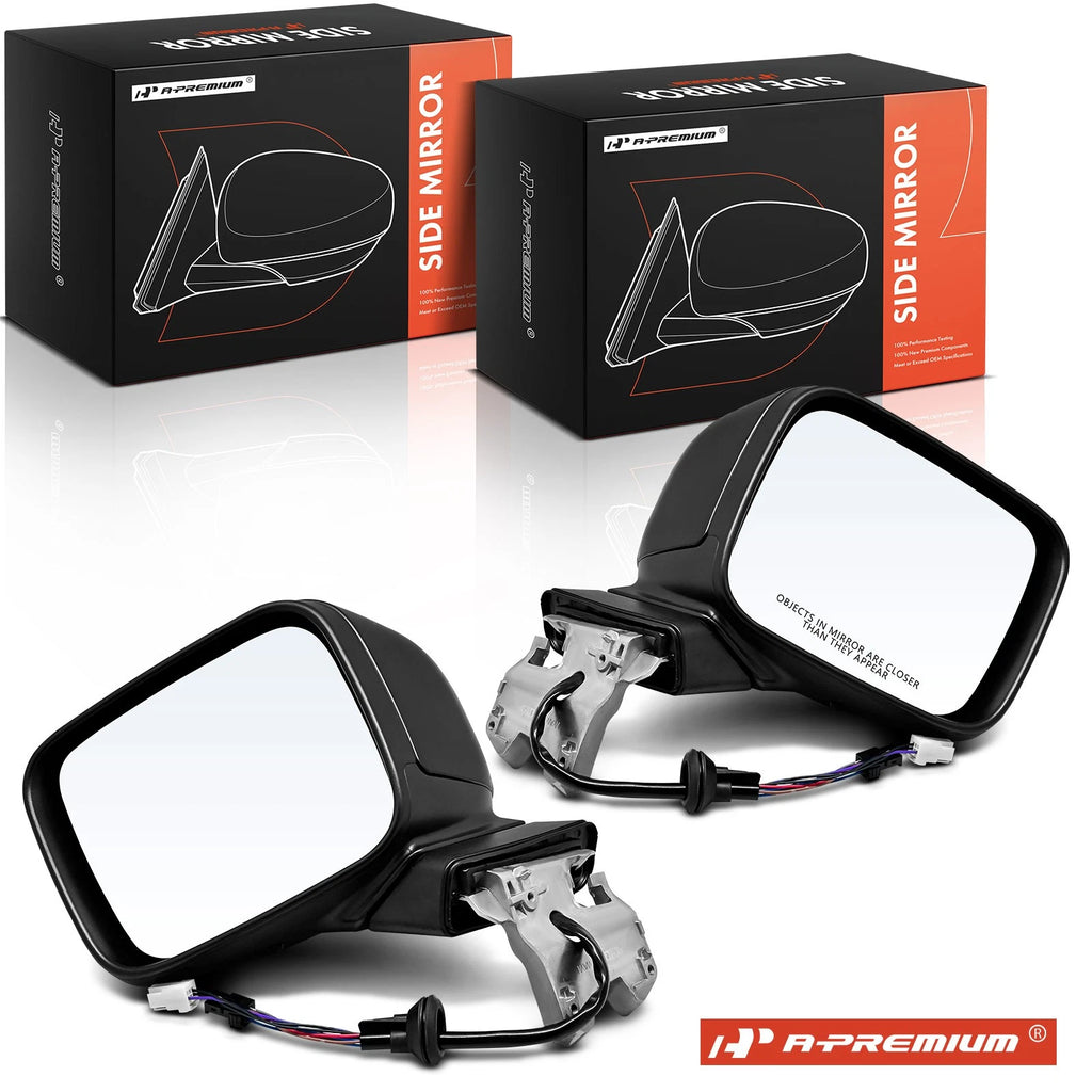 Pair Power Manual Fold Blind Spot Mirrors for Jeep Renegade (2015–2022)