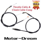 Throttle Cable Clutch Cable Kit for Honda TRX400EX Sportrax (1999–2004)