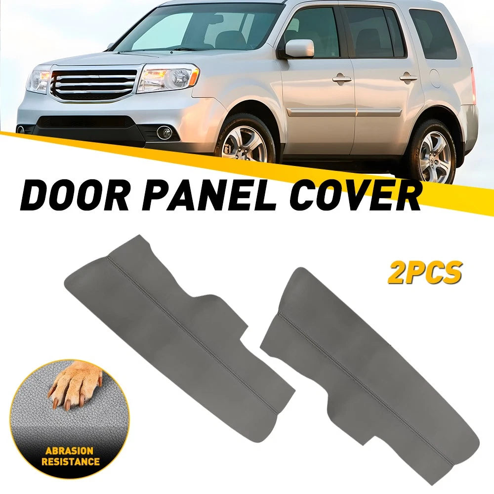 Front Door Panel Leather Cover for Honda Pilot (2009–2015)