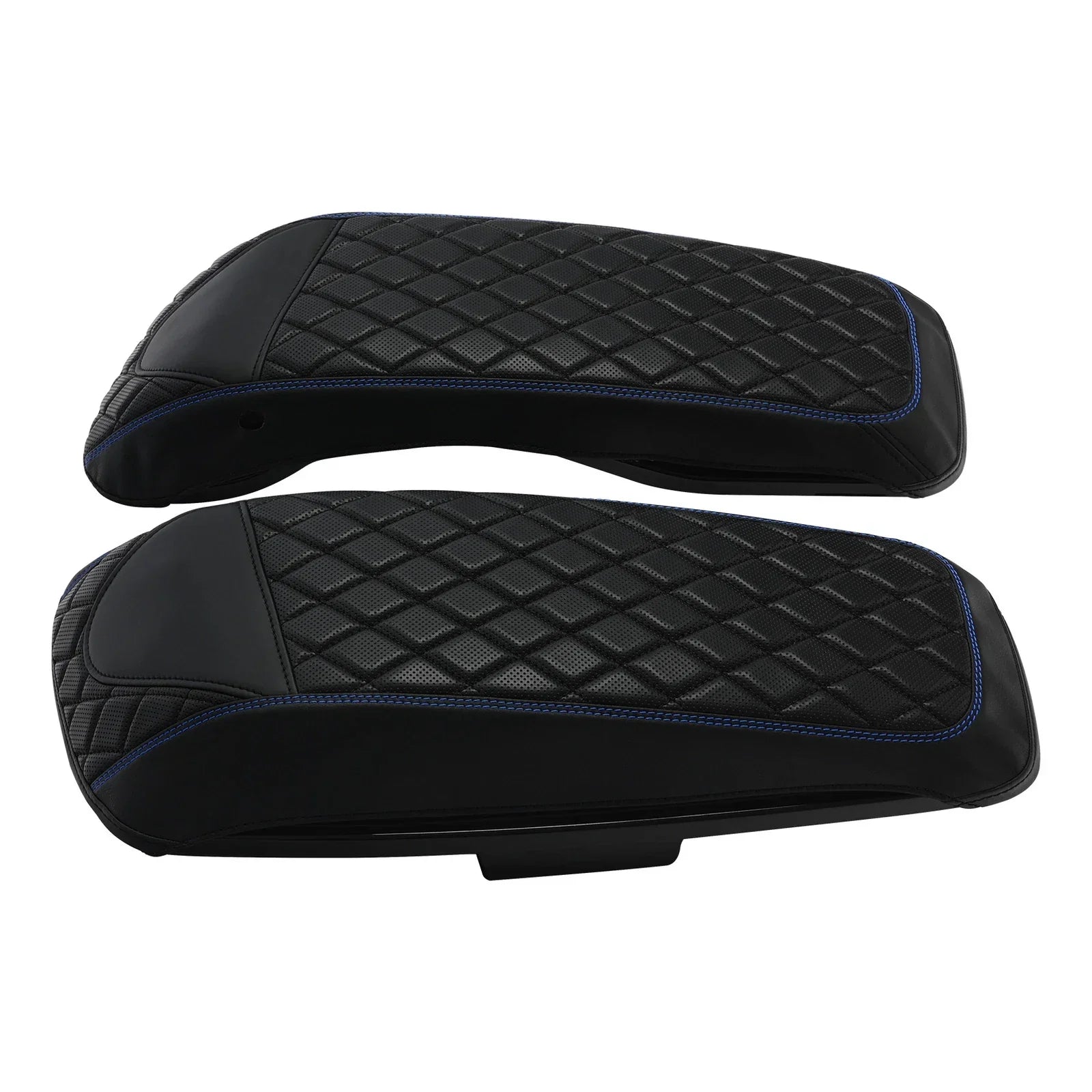 Saddlebag Lid Covers Black Blue for Harley Street Glide (2014-2023)