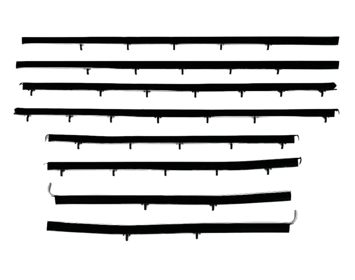 Door Window Felt Rubber Beltline Kit for 1966–1967 Chevelle 2-Door Hardtop