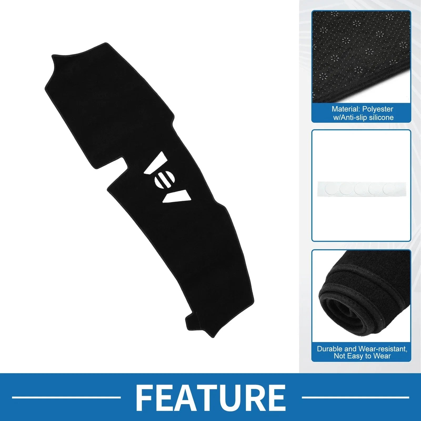 Dash Cover Mat for BMW X5 (2023 - 2024) Sun Protector Pad Black