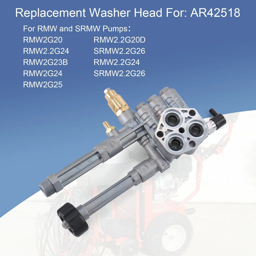 Pressure Washer Pump Head Assembly for AR42518 AR43061 (2018-2023)