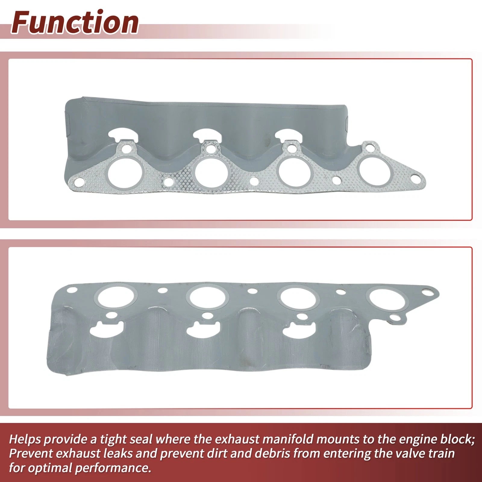 Exhaust Manifold Header Gasket for Hyundai Accent (1998–2005) No. 2852122020