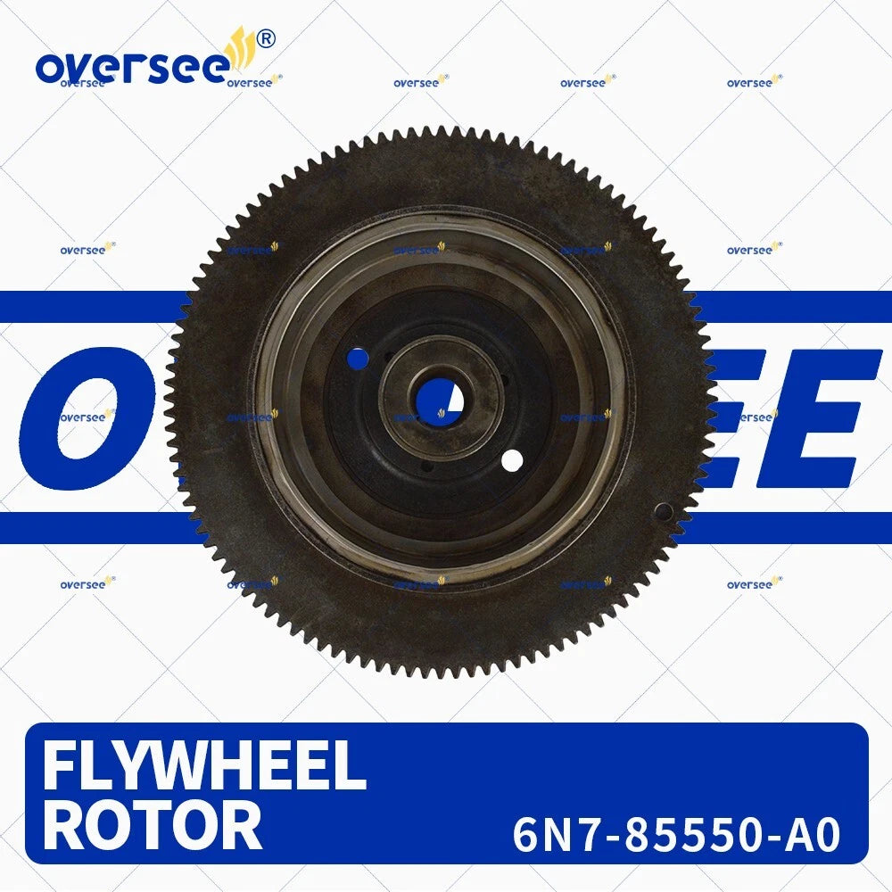 Electrical Flywheel Rotor for Yamaha Outboard 2T 115-130HP (1990–2006) 6N7-85550-A0