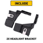 2X Mount Left & Right Bracket for Ford Fusion (2015–2015) Headlight Lamp
