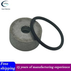 4X Zinc Anode for Suzuki Outboard (55321-87J01, 09280-22019)