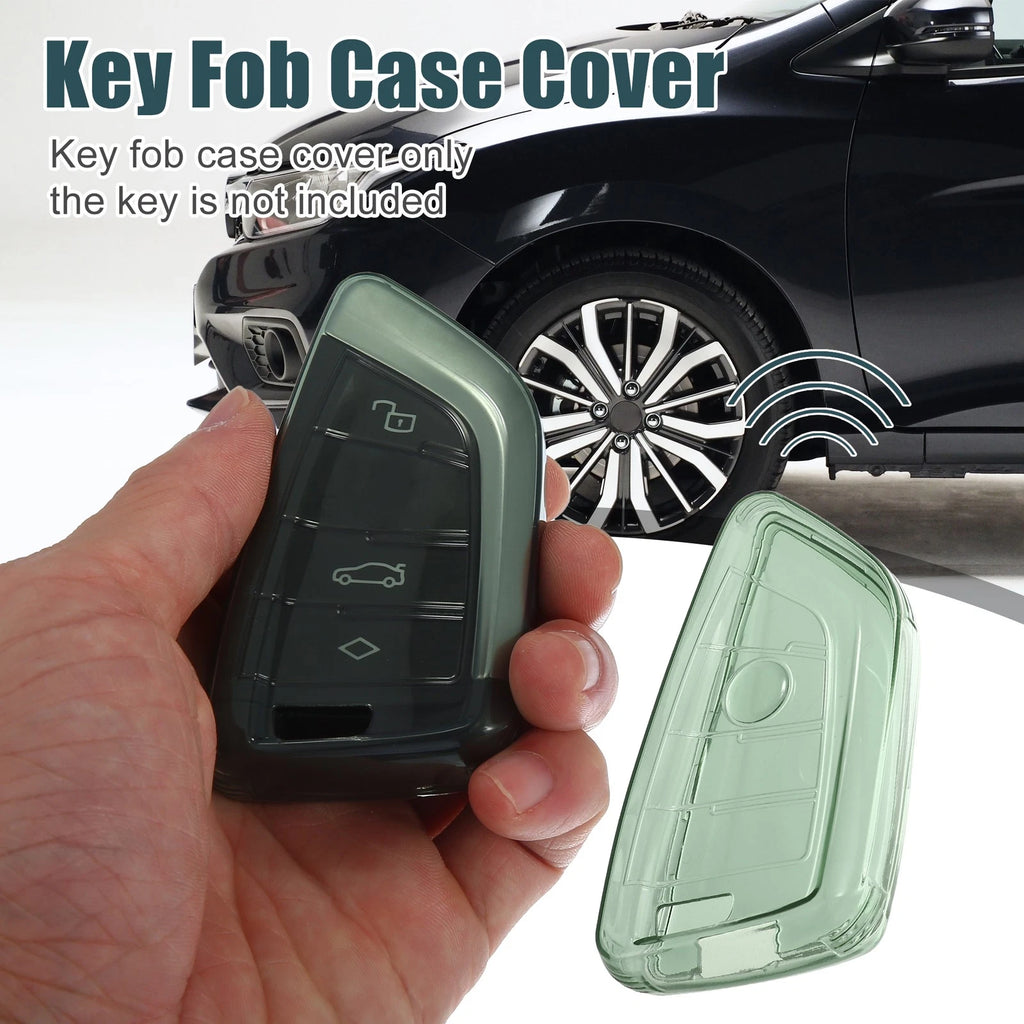 TPU Key Fob Remote Control Cover for BMW 1 2 3 5 6 Series (2010–2020)