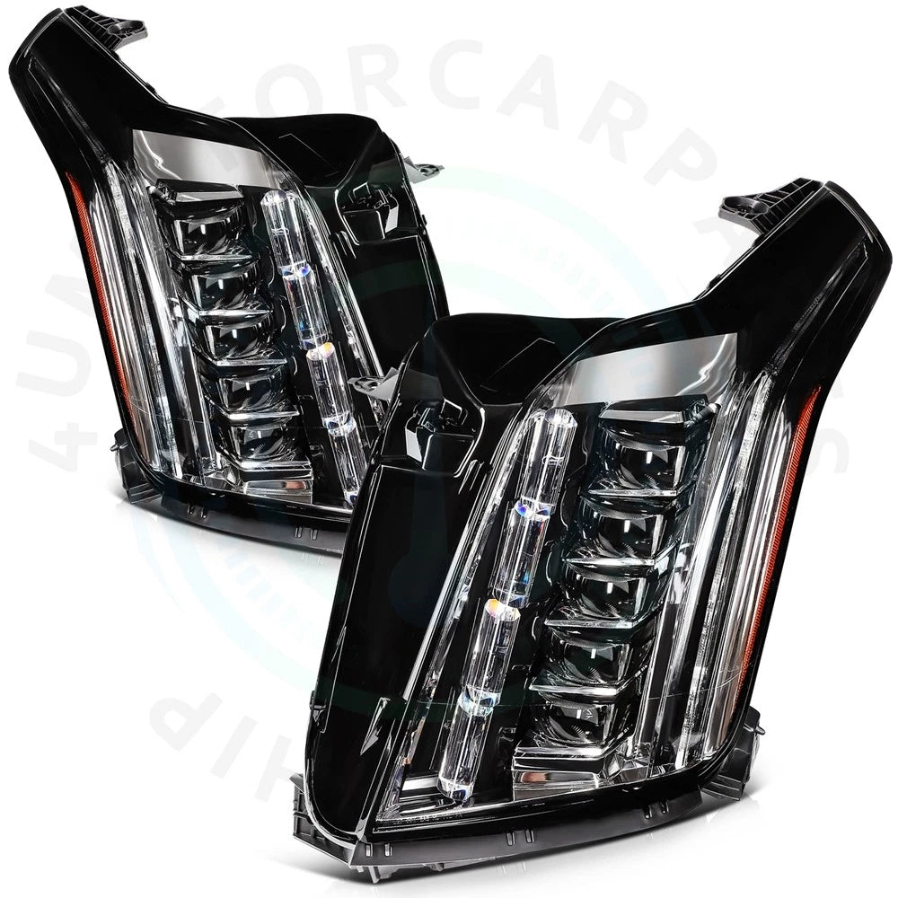 Black Housing Headlight Assembly for Cadillac Escalade ESV (2015–2020)
