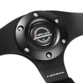 NRG RST-024MB-S-Y 320mm Flat Bottom Suede Steering Wheel for