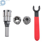 Spring Collet Converter for Router Bit Extension Chuck (1/2 Shank)