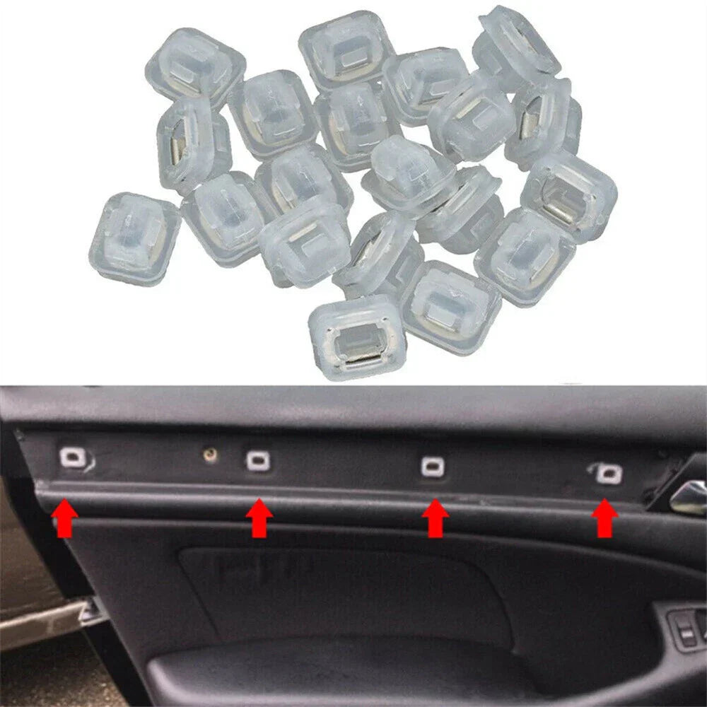 20Pcs Interior Trim Moulding Clips for BMW E46 E90 E91 (2000-2013)