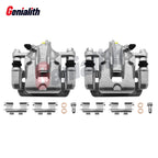 Pair Rear Brake Calipers w/ Bracket for Hyundai Elantra (2007–2010)
