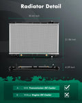Radiator 1746 for Toyota Camry (1994–1996), Lexus ES300 (1995–1998), Avalon (1999)