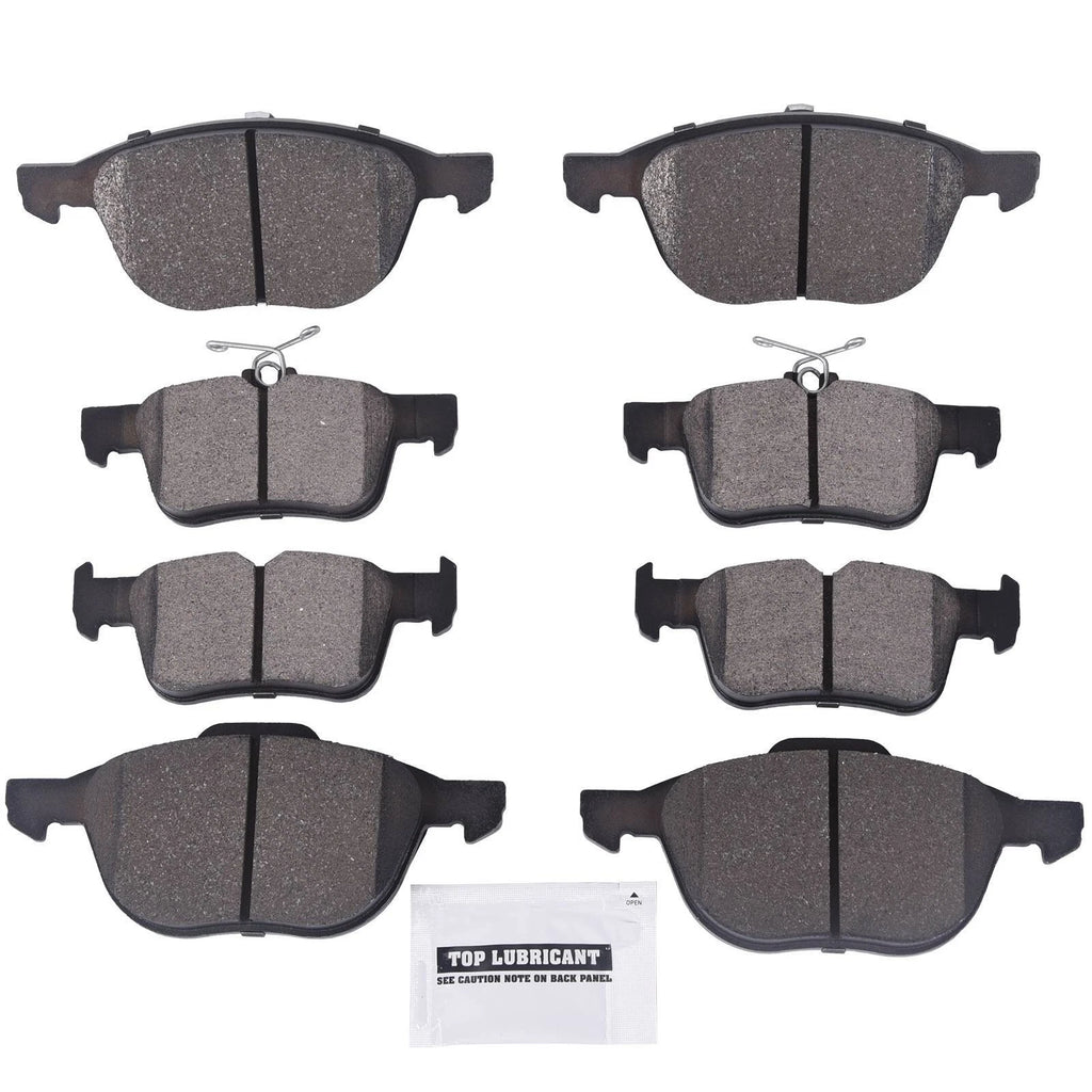 Set of 4 Ceramic Brake Pads for Ford Escape (2017-2019)