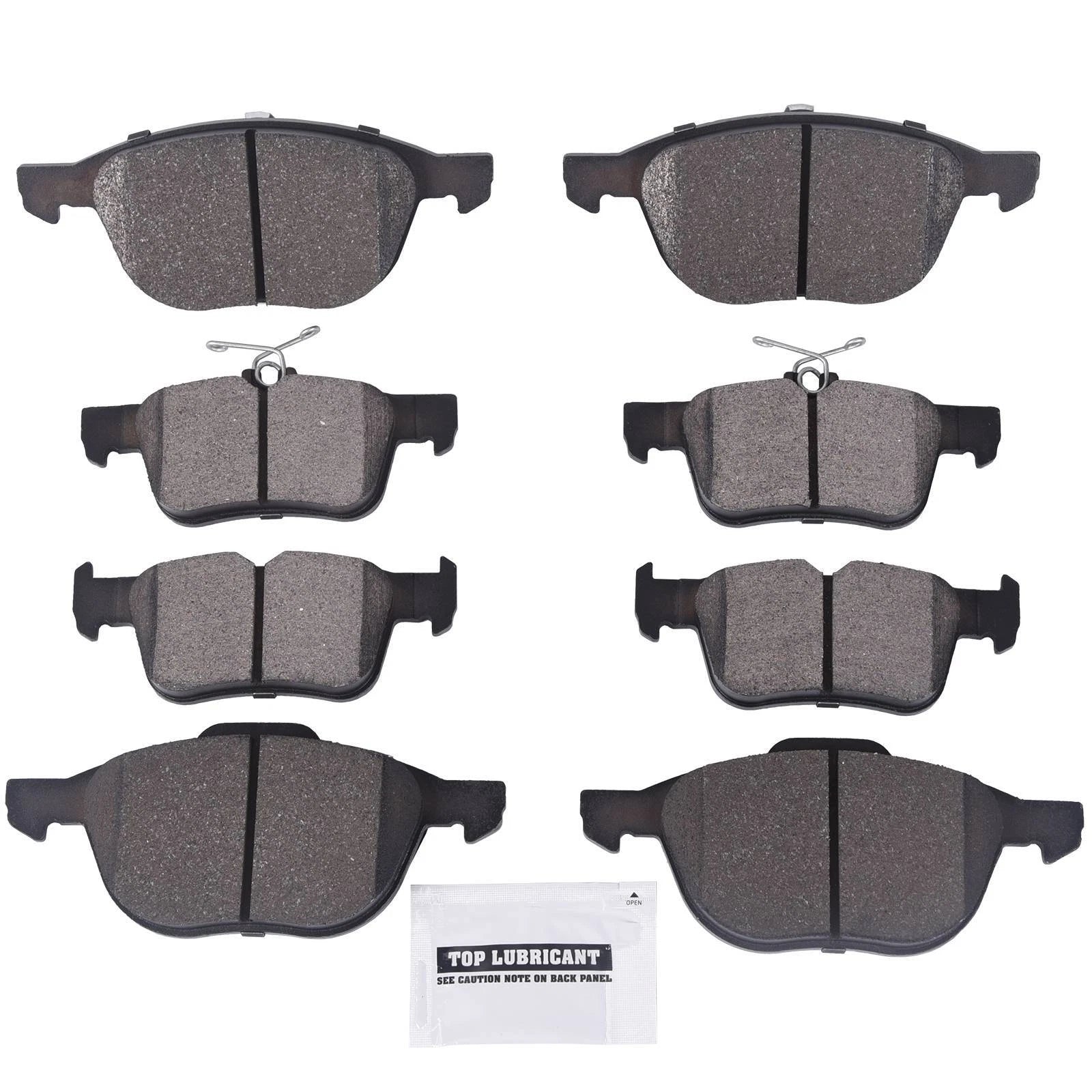 Set of 4 Ceramic Brake Pads for Ford Escape (2017-2019)