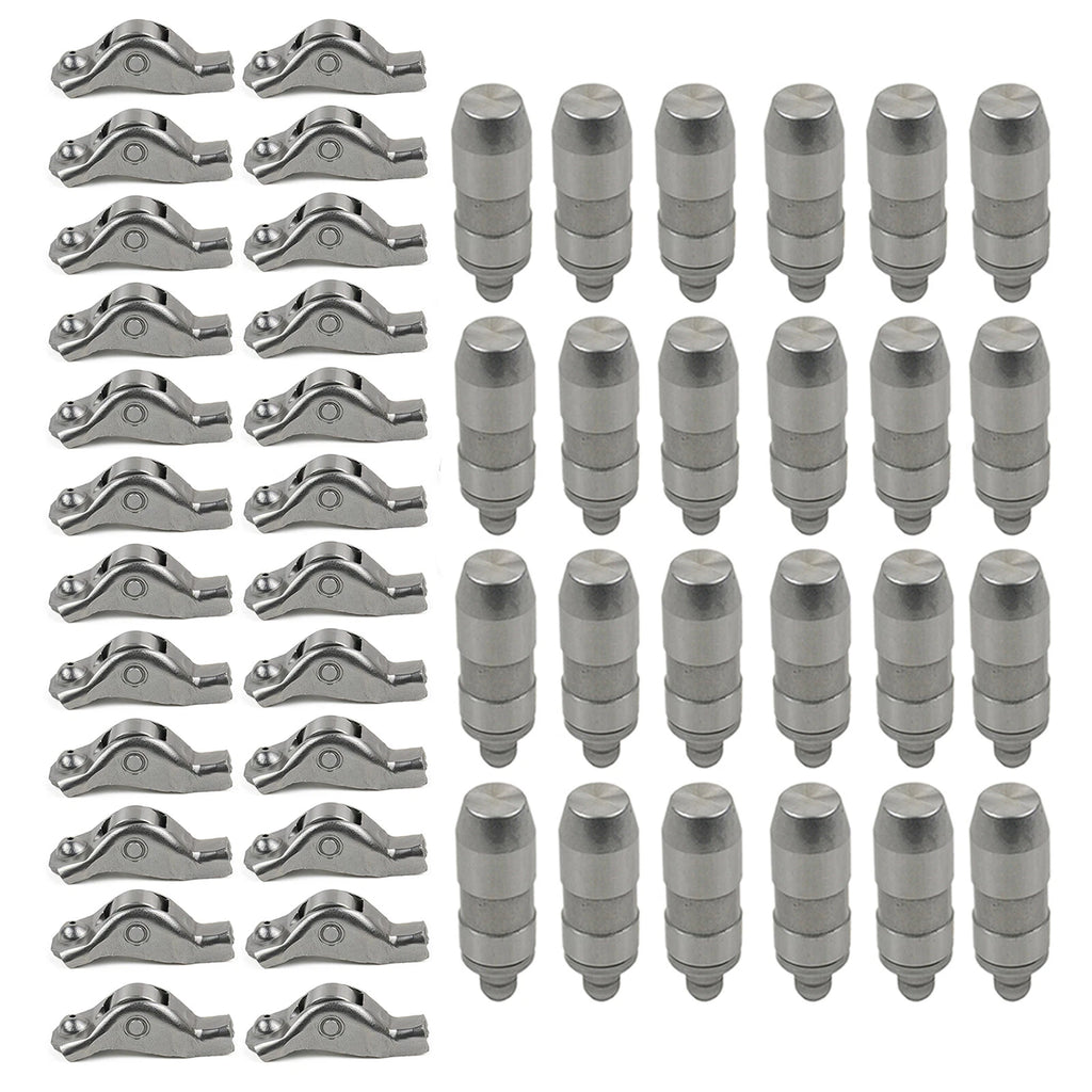 Set of 24 Rocker Arms & 24 Valve Lifters for Ford F-150, Lincoln Navigator (2004–2008)