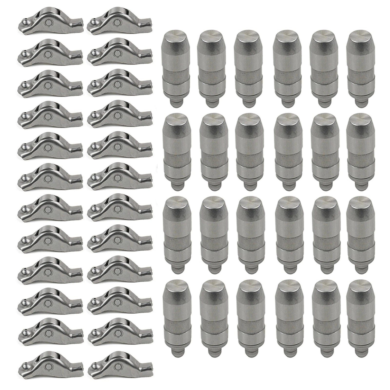 Set of 24 Rocker Arms & 24 Valve Lifters for Ford F-150, Lincoln Navigator (2004–2008)