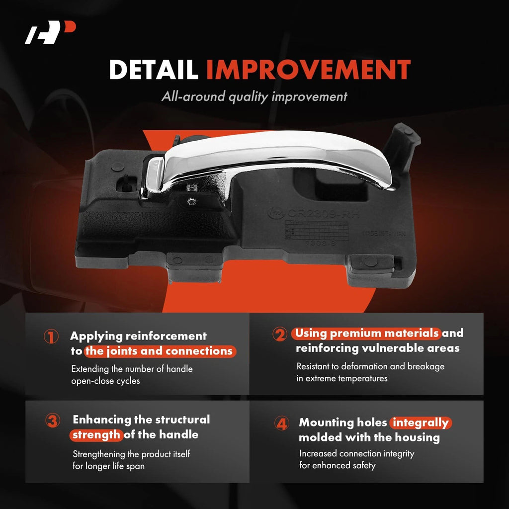 Chrome Interior Door Handle for Jeep Compass Patriot (2009-2017)