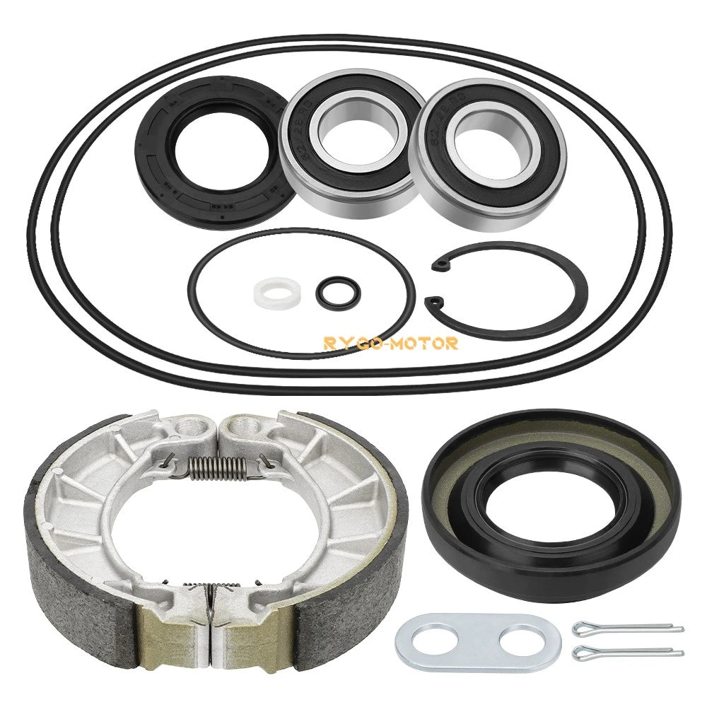 Rear Brake Drum Bearing Seal Shoes Kit for Honda Foreman TRX450FE/FM (1998–2004)