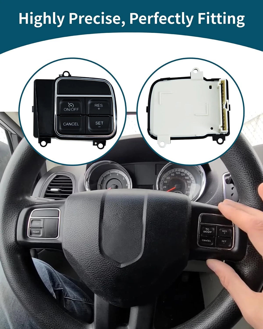 Cruise Control Switch for Chrysler 200 Dodge Charger Jeep (2011–2018)