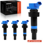 Set of 4 Blue Ignition Coils for Kia Soul (2012–2019) Hyundai Accent (2012–2022)
