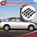 Set of 4 Car Door Handle Covers for Honda CR-V (2012–2016) Black ABS